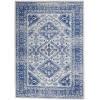 5’ x 7’ Ivory and Navy Geometric Area Rug Default Title