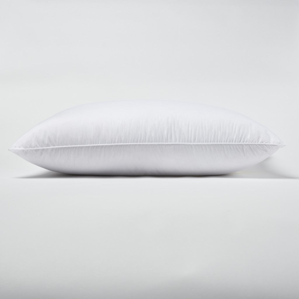 Set of 2 Lux Sateen Down Alternative King Size Medium Pillows