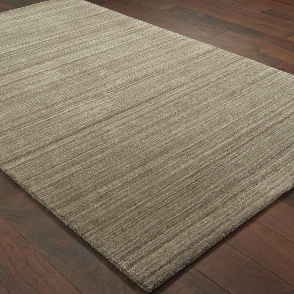 4'x6' Two-toned Brown and Beige Indoor Area Rug