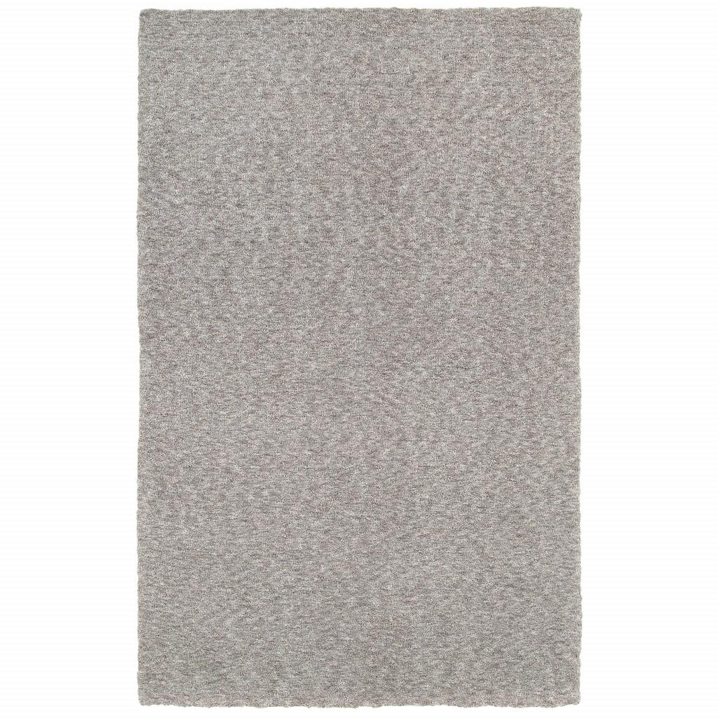 5’ x 7’ Modern Shaggy Soft Gray Indoor Area Rug Default Title