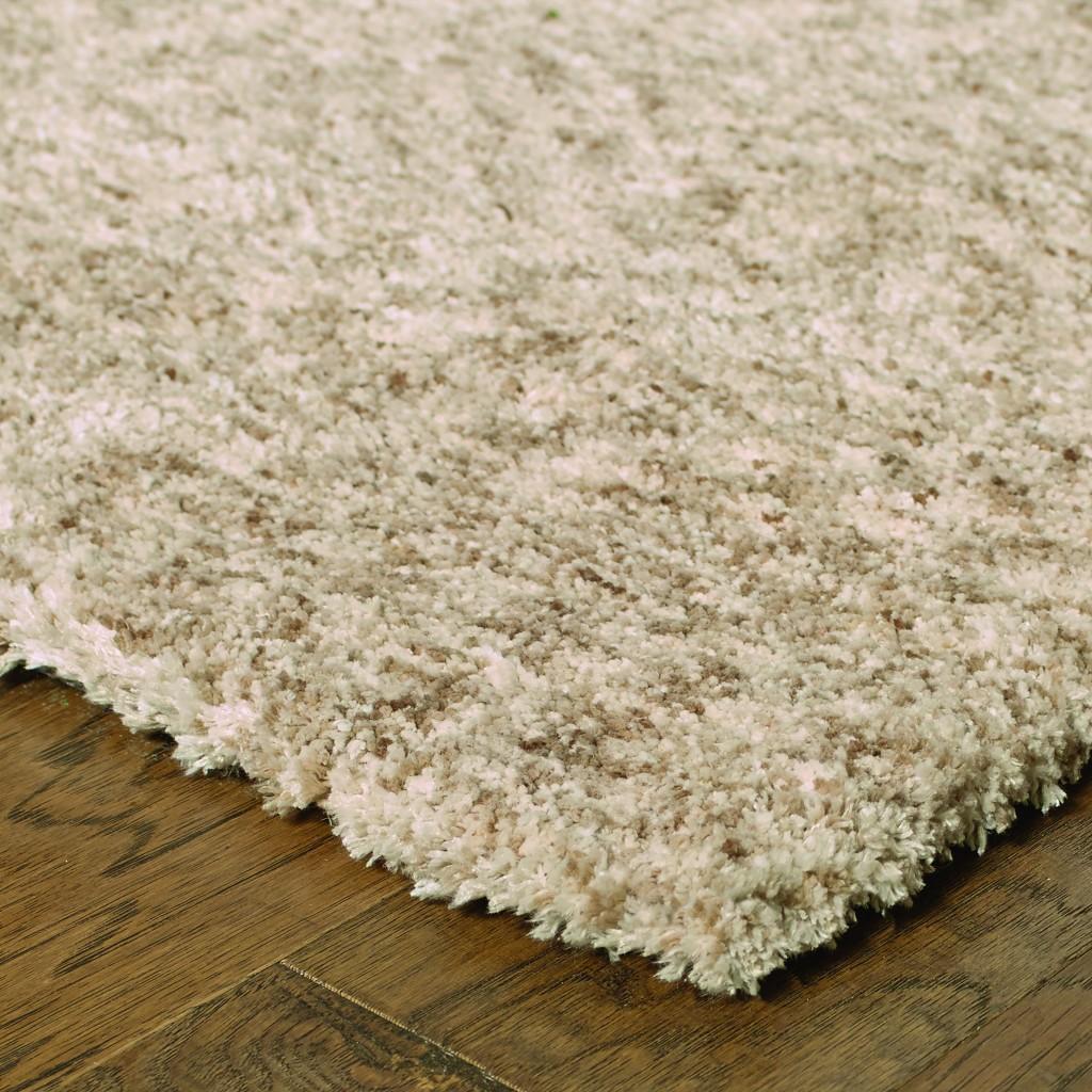 8’ x 11’ Modern Soft Tan Indoor Area Rug