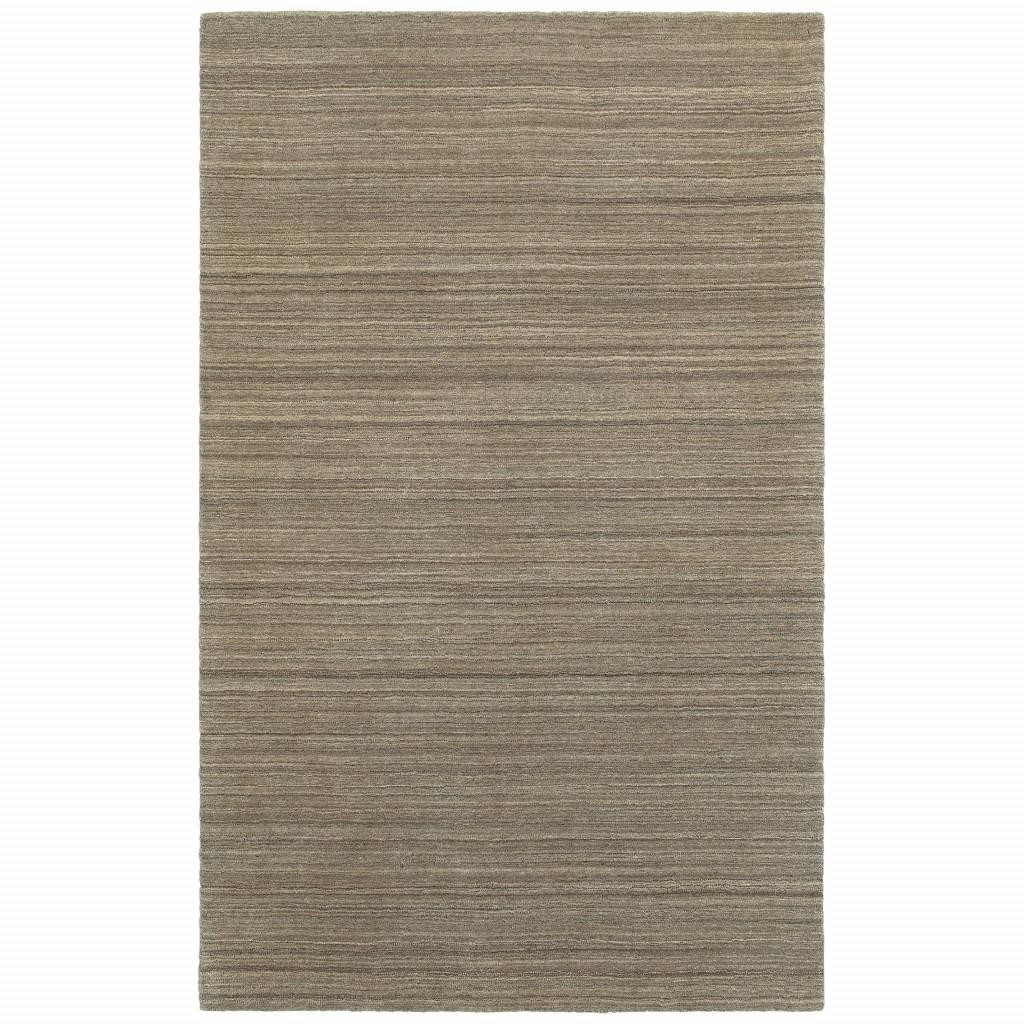 8'x10' Two-toned Brown and Beige Indoor Area Rug Default Title