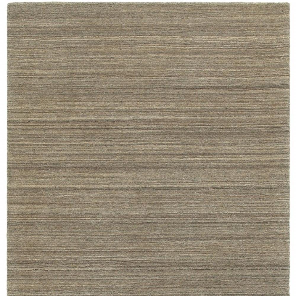 8'x10' Two-toned Brown and Beige Indoor Area Rug