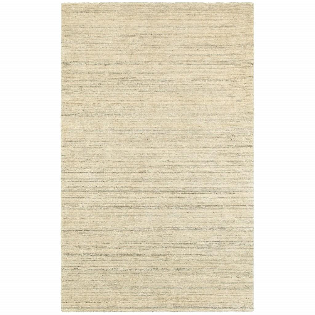 10’ x 13’ Two-toned Beige and GrayArea Rug