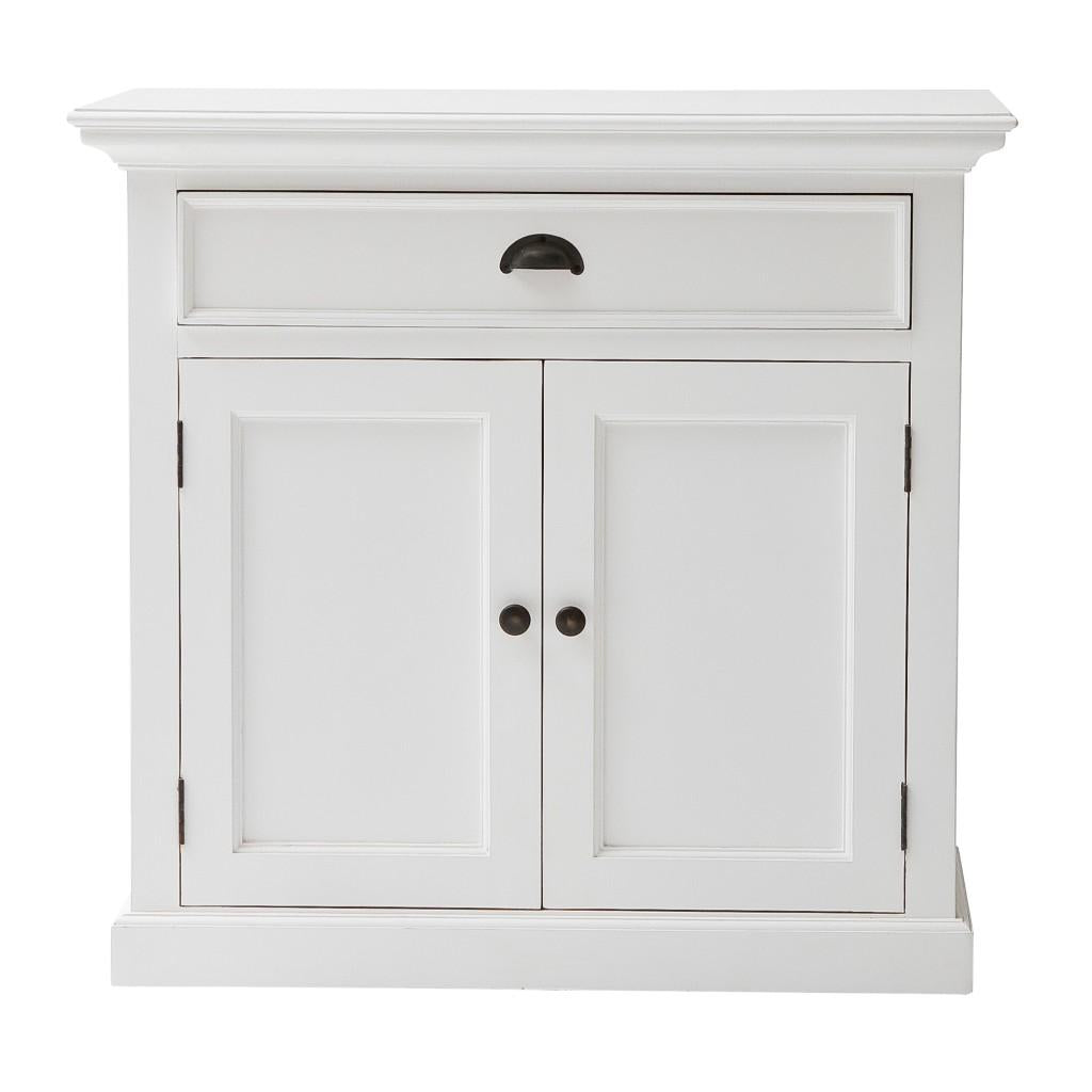 Modern Farmhouse White Accent Cabinet