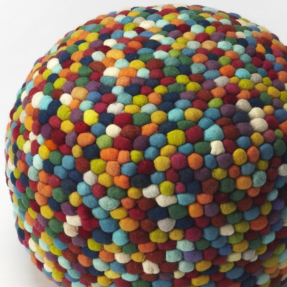 Rainbow Sprinkles Pouf Ottoman