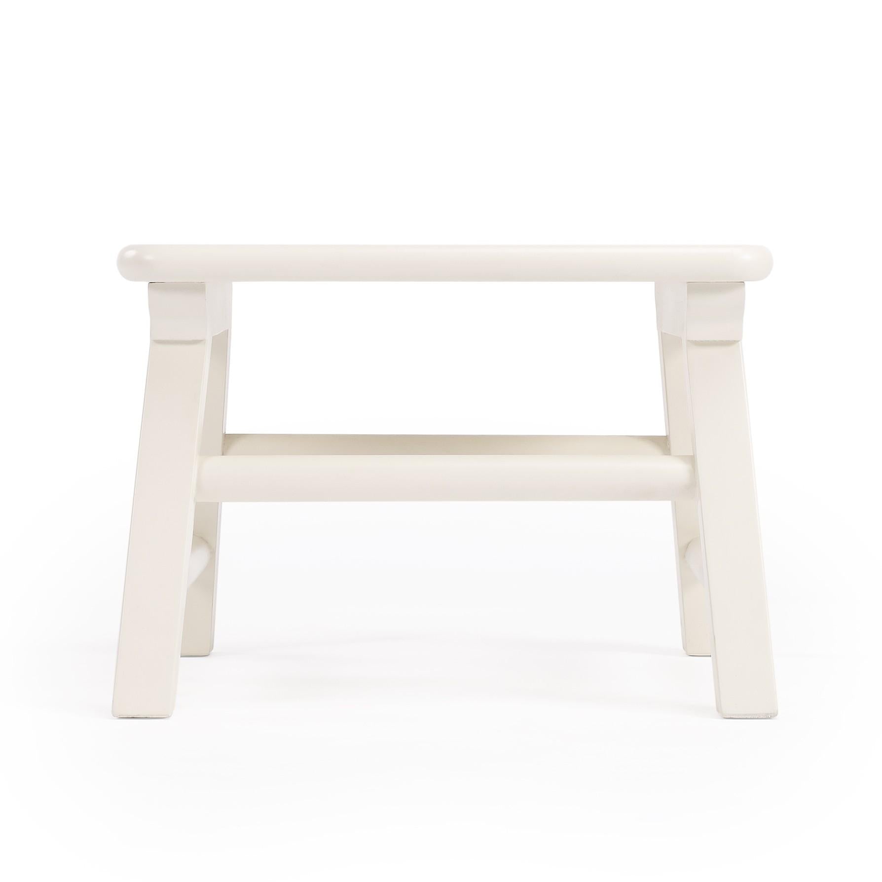 Classic White Step Stool