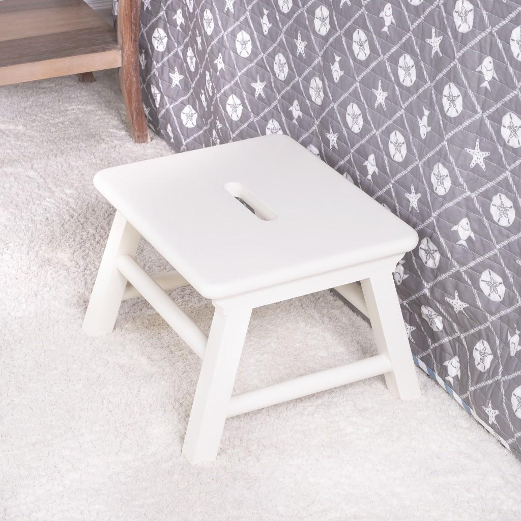 Classic White Step Stool