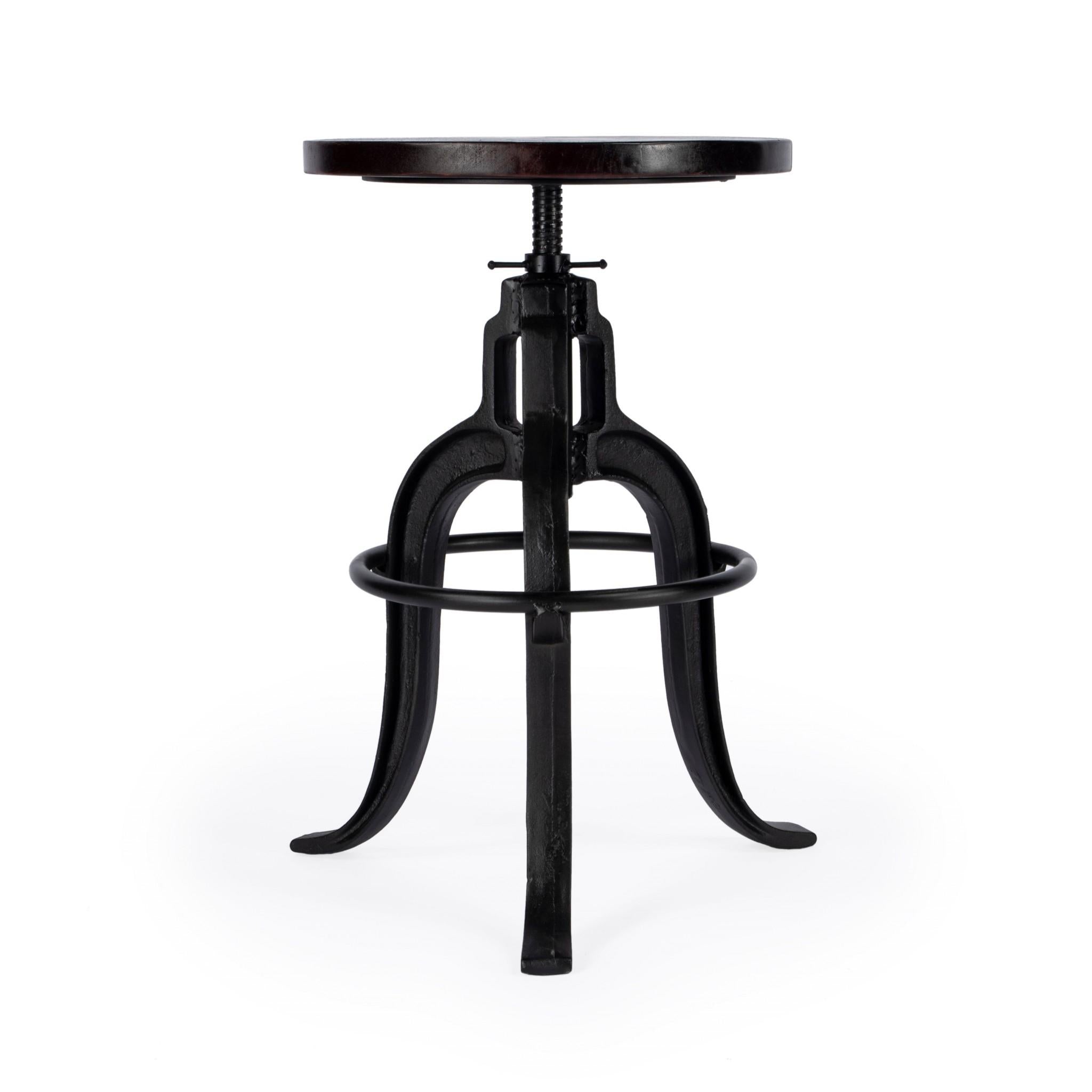 Iron Revolving Bar Stool