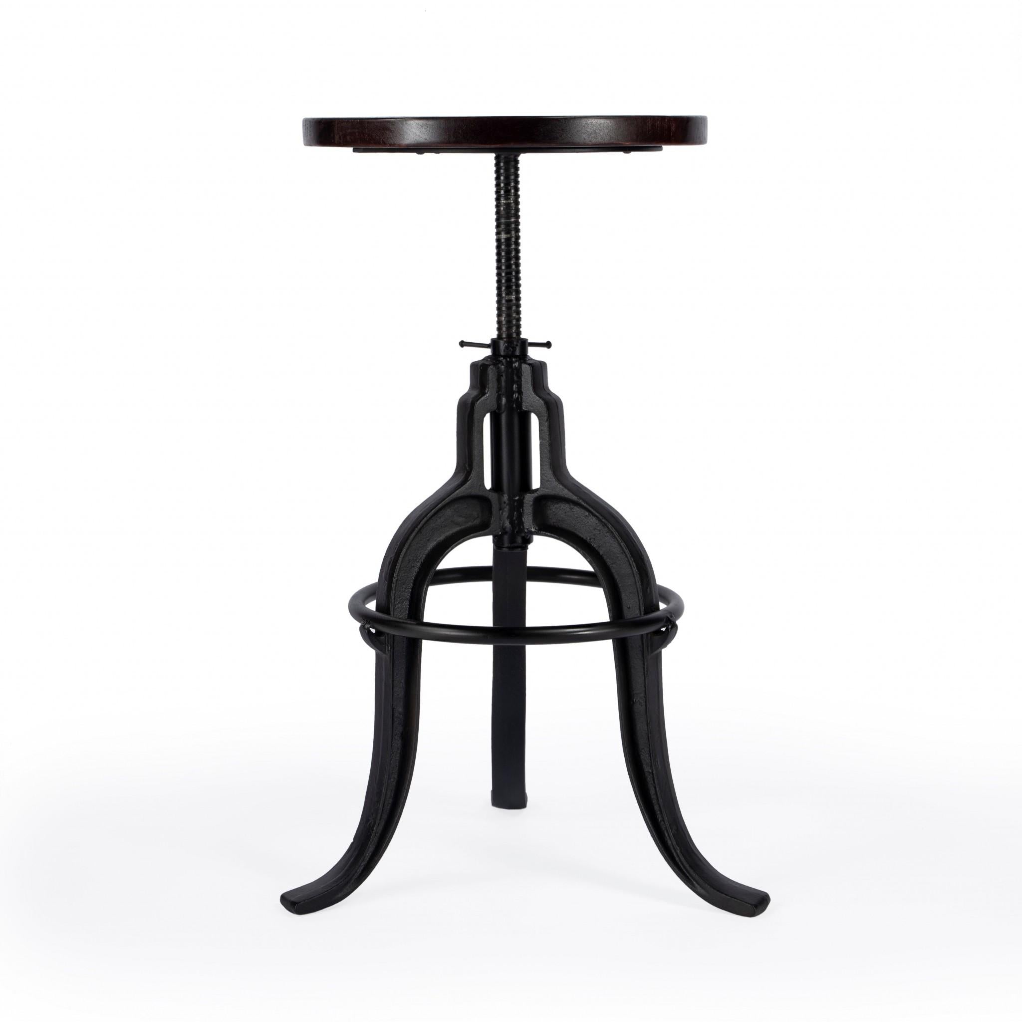 Iron Revolving Bar Stool