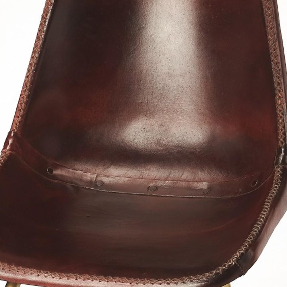 Loft Leather Bar Stool