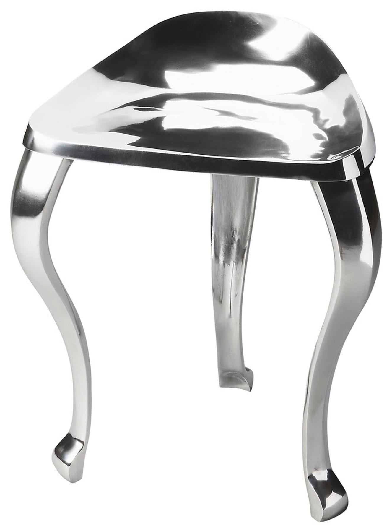 Modern Tripod Aluminum Stool