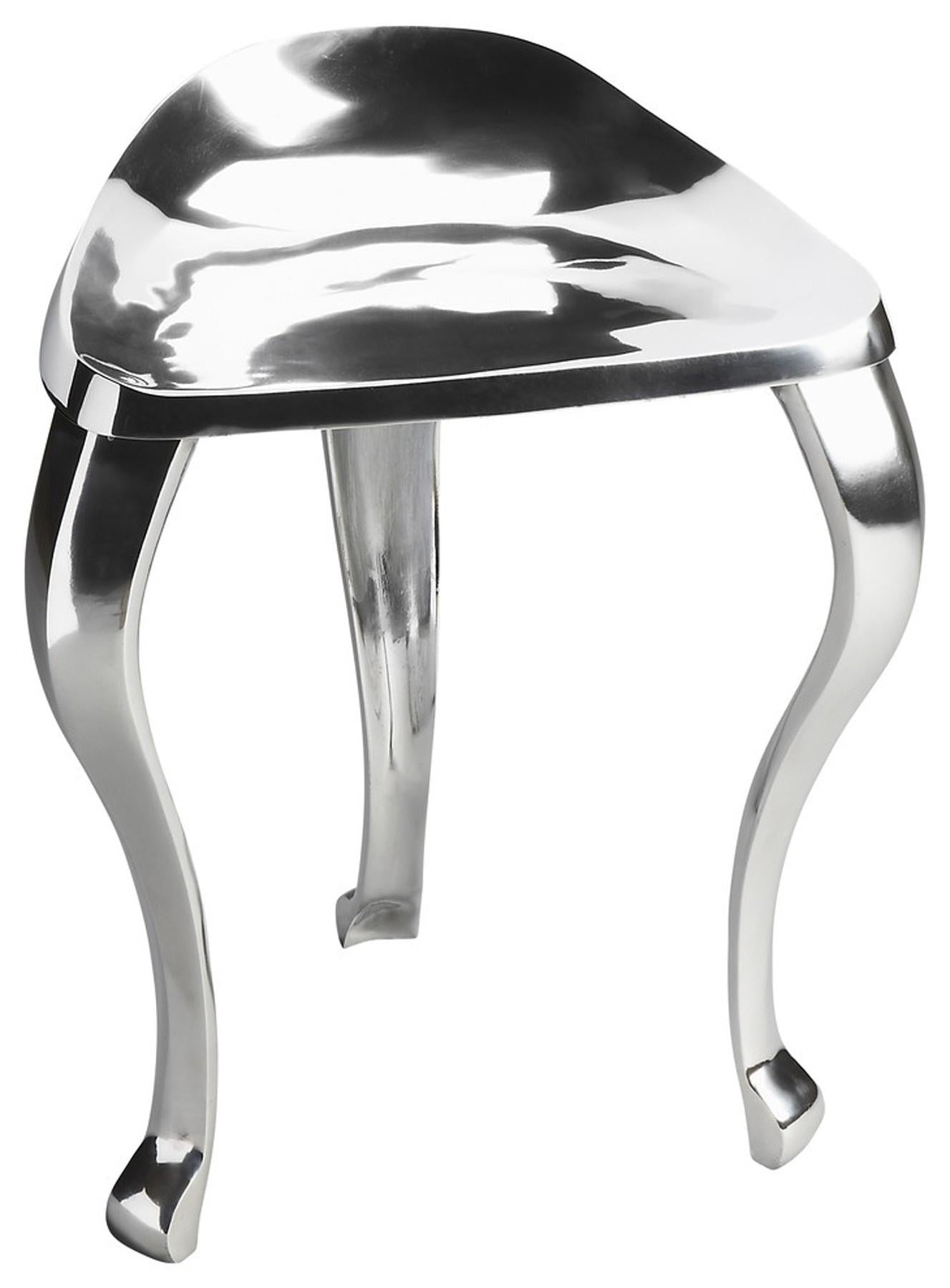 Modern Tripod Aluminum Stool