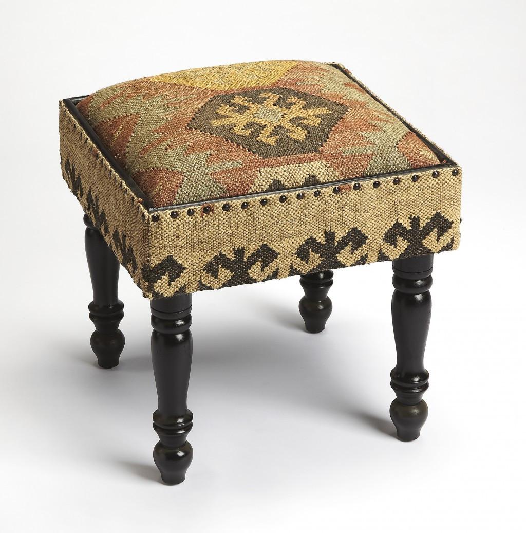 Bohemian Jute Stool