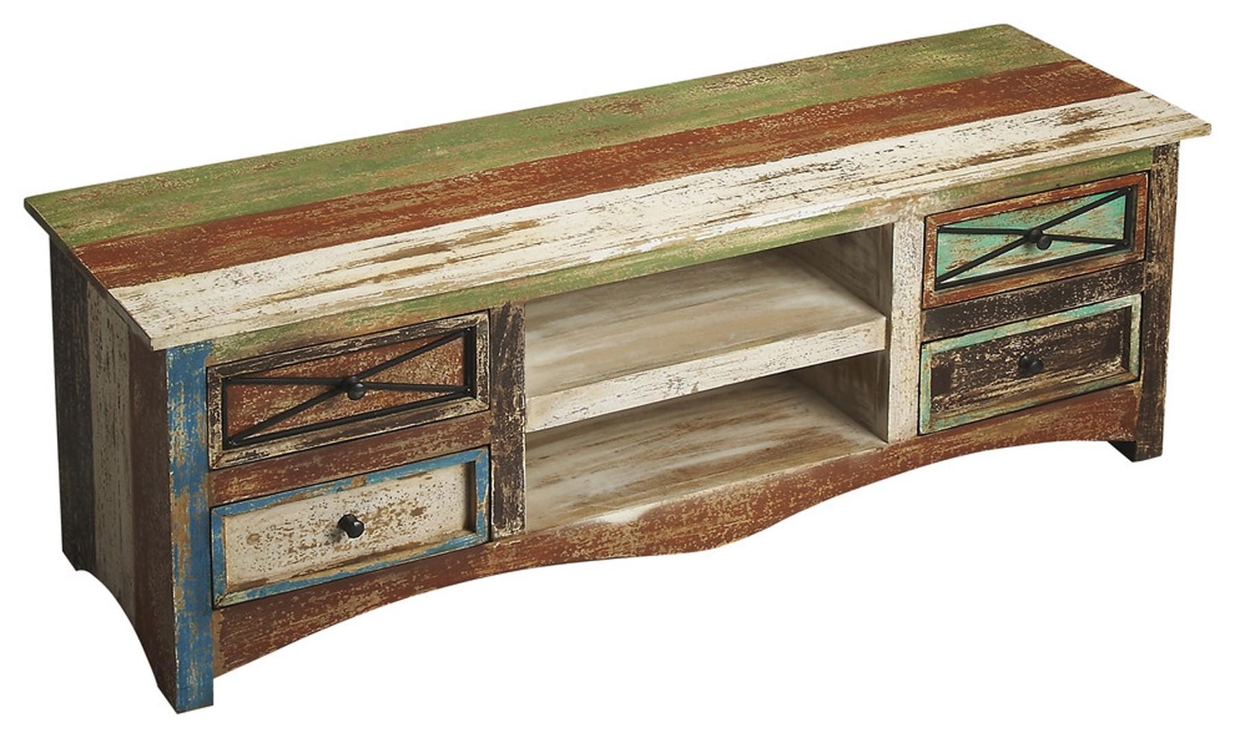 Decatur Recycled Wood Entertainment Console