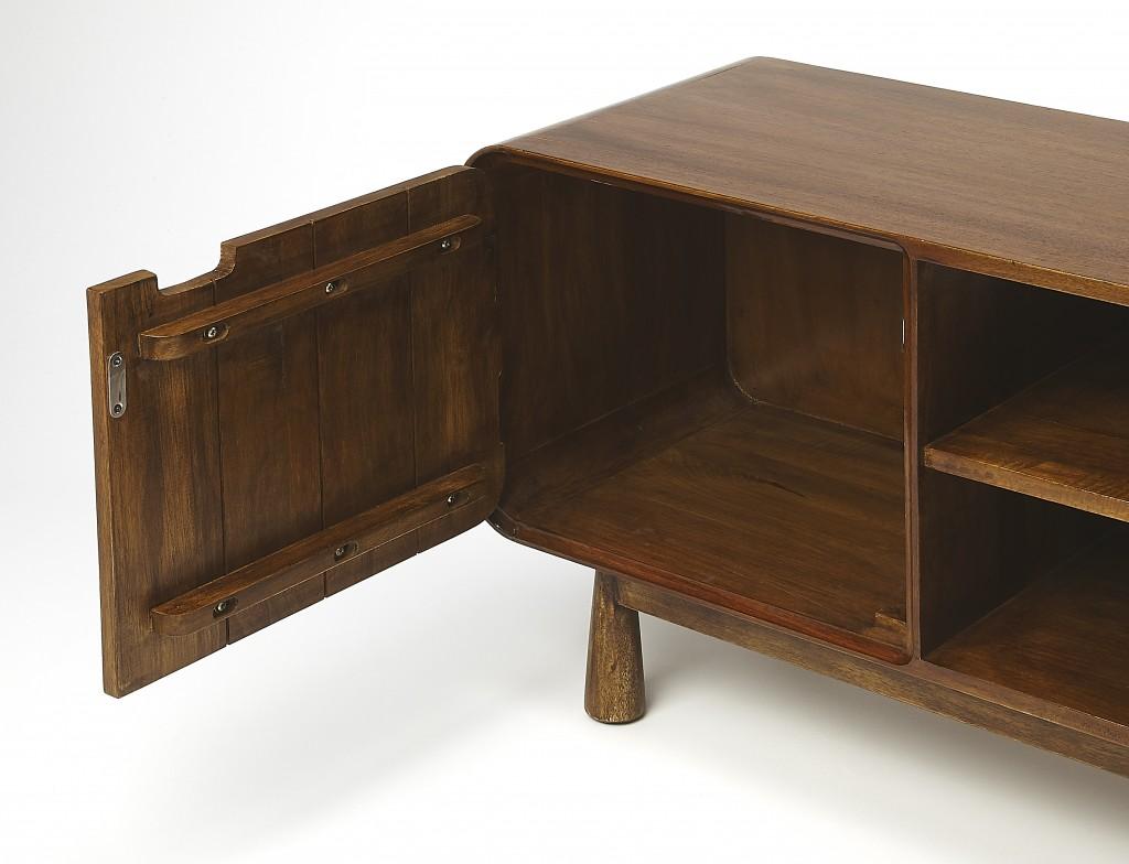 Drayton Modern Wood Entertainment Console