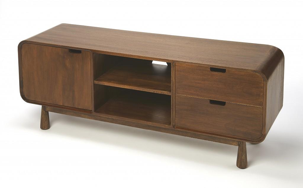 Drayton Modern Wood Entertainment Console