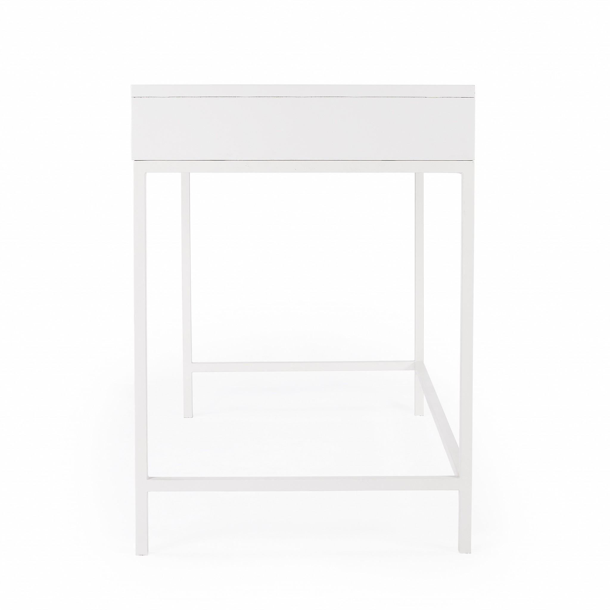 Modern Glossy White Desk