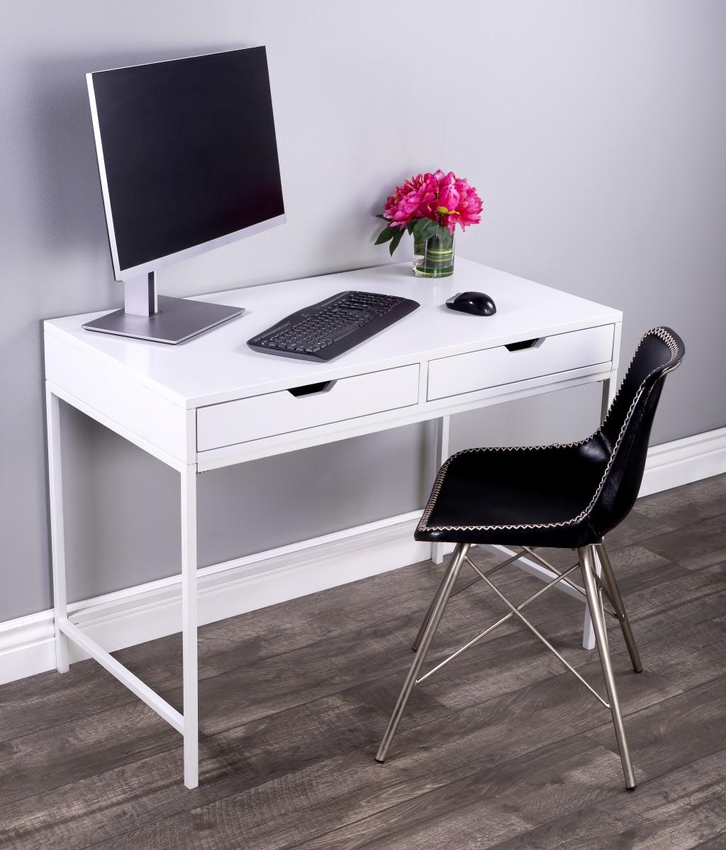 Modern Glossy White Desk