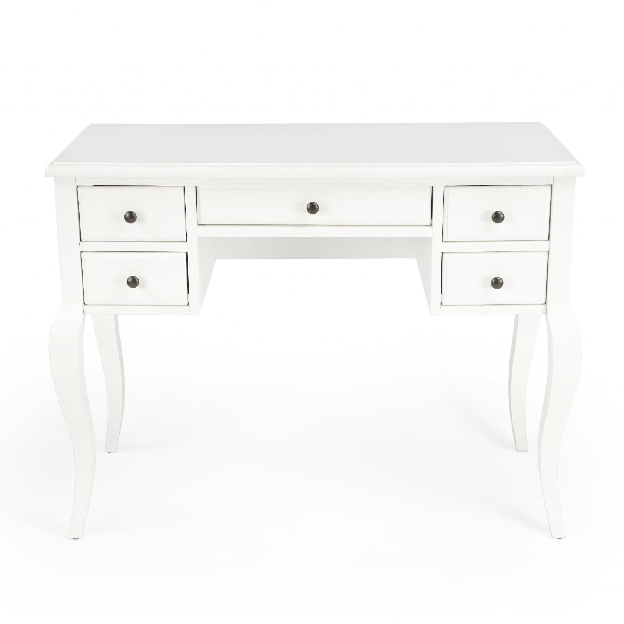 Cottage White Writing Desk