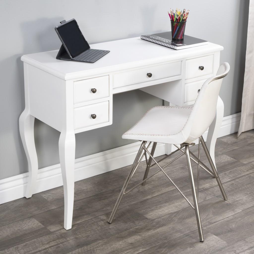 Cottage White Writing Desk