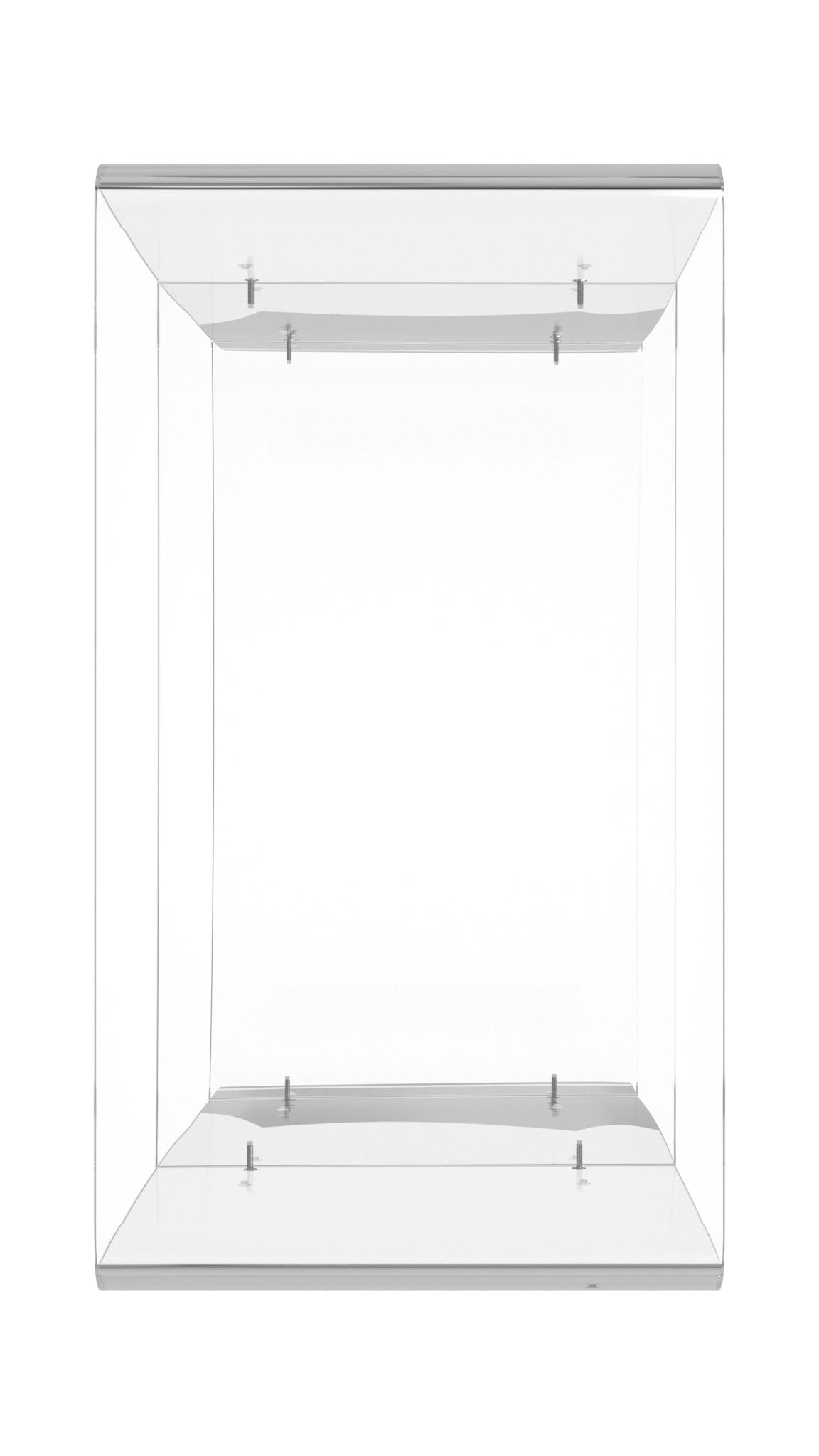 Crystal Clear Acrylic Bookcase