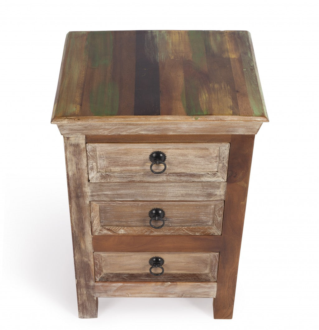 Modern Rustic Three Drawer Accent Chest