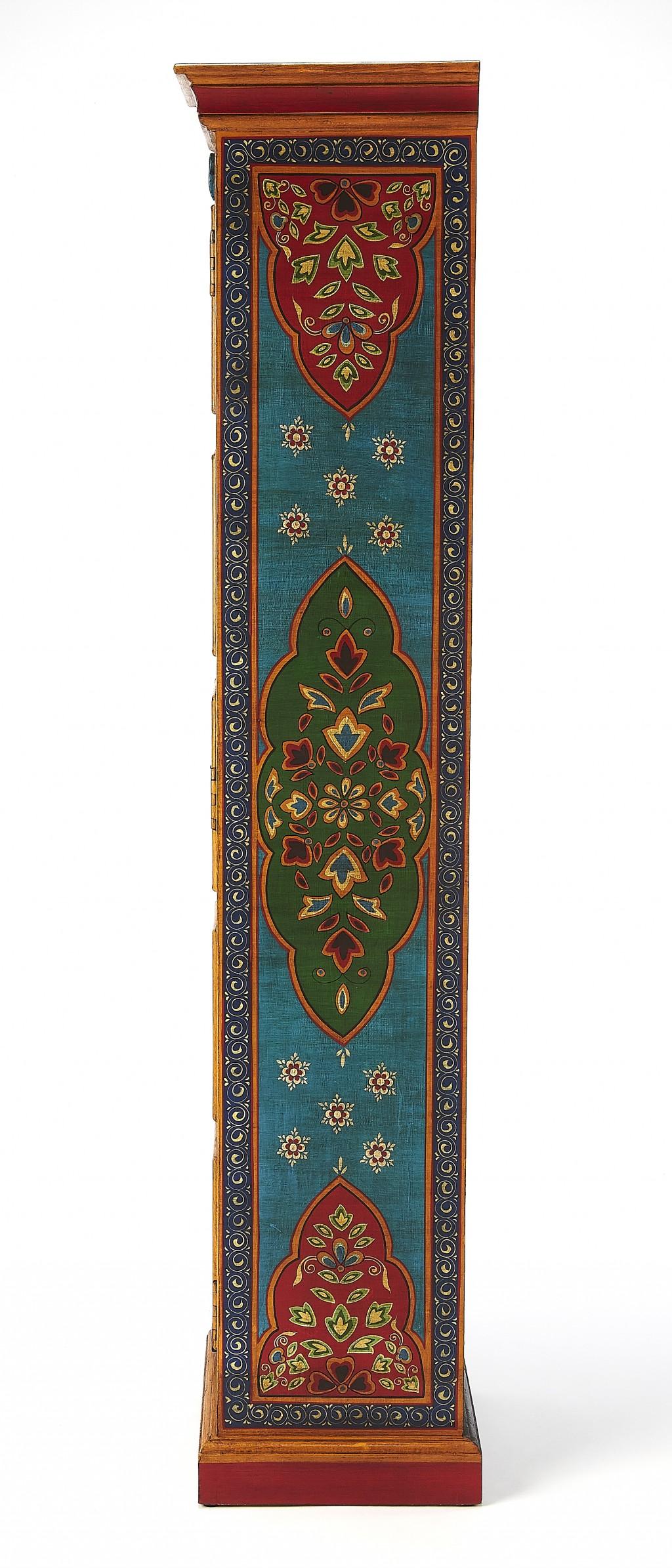 Amir Hand Painted Tall Cabinet