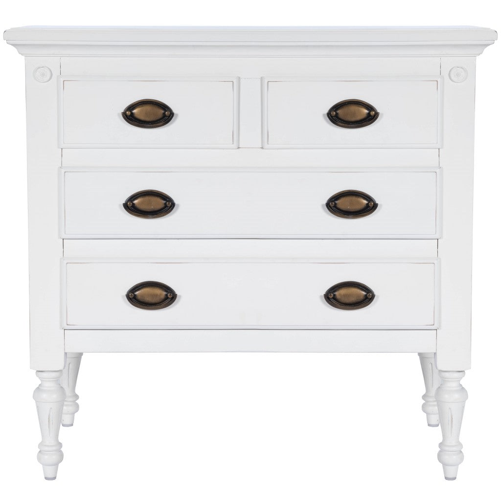 Easterbrook White 4 Drawer Chest Default Title