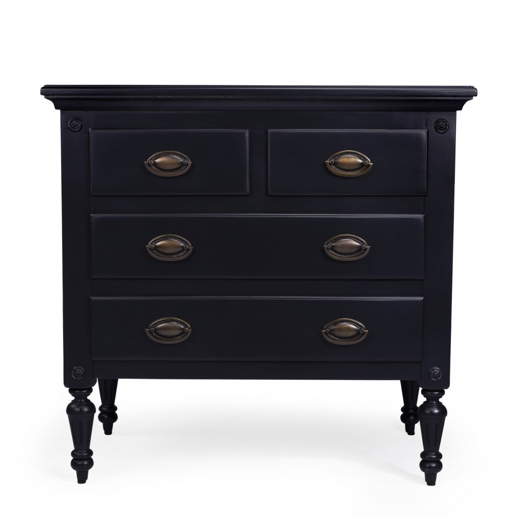 Easterbrook Black 4 Drawer Chest