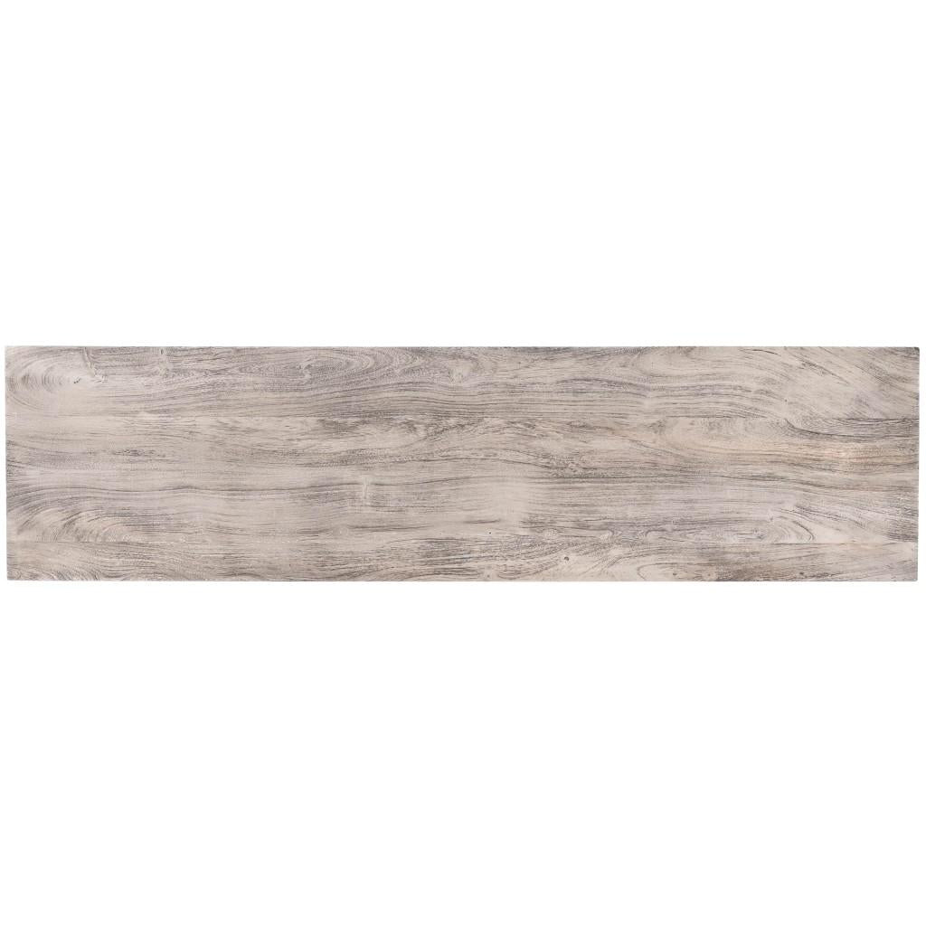 Raitis Gray Wood & Metal Sideboard