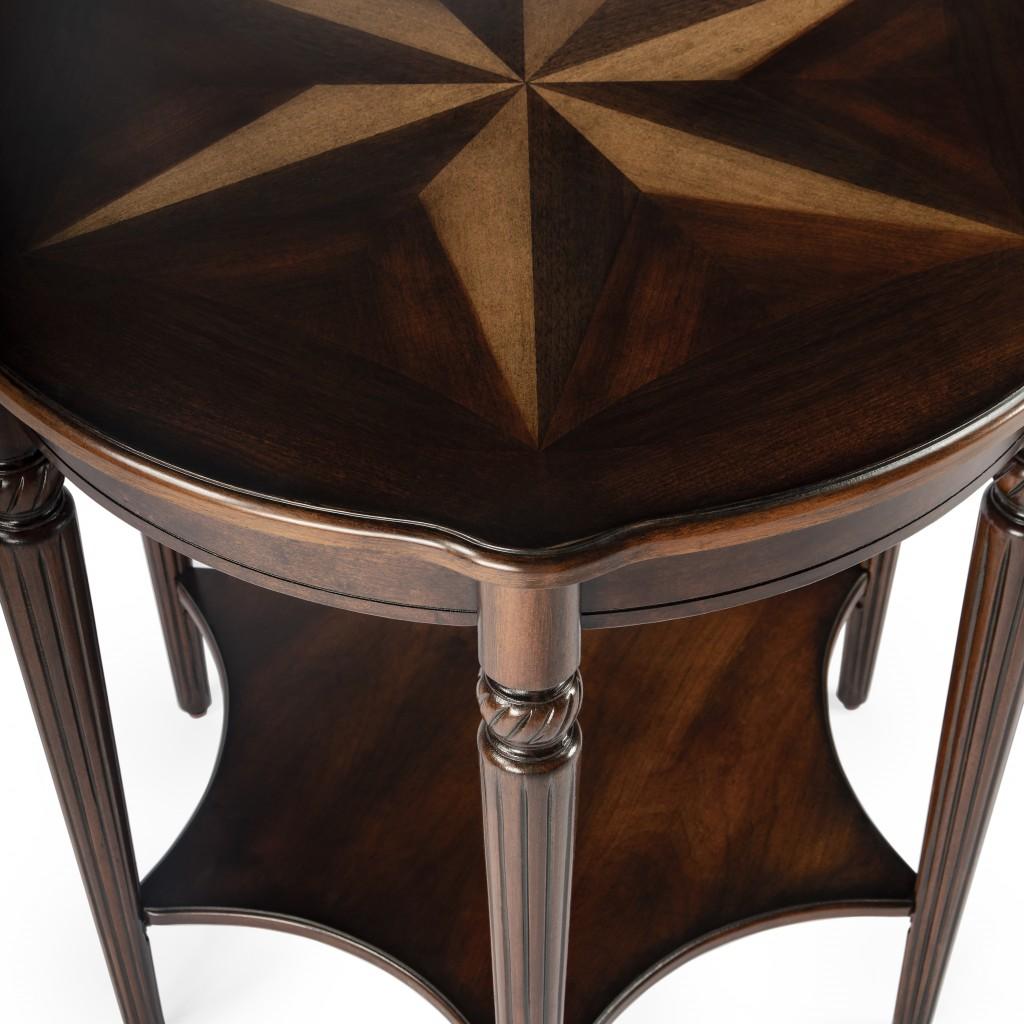 Traditional Cherry Accent Table