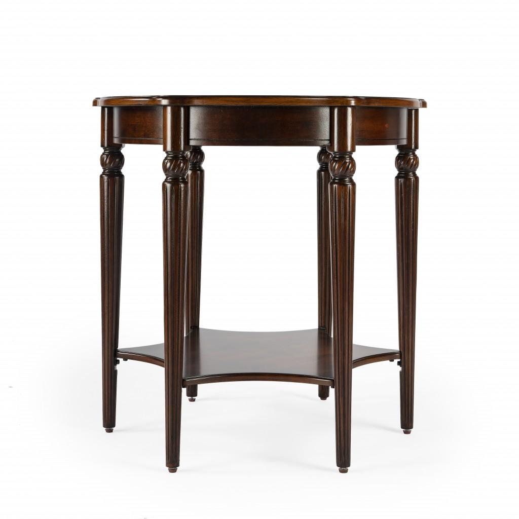 Traditional Cherry Accent Table