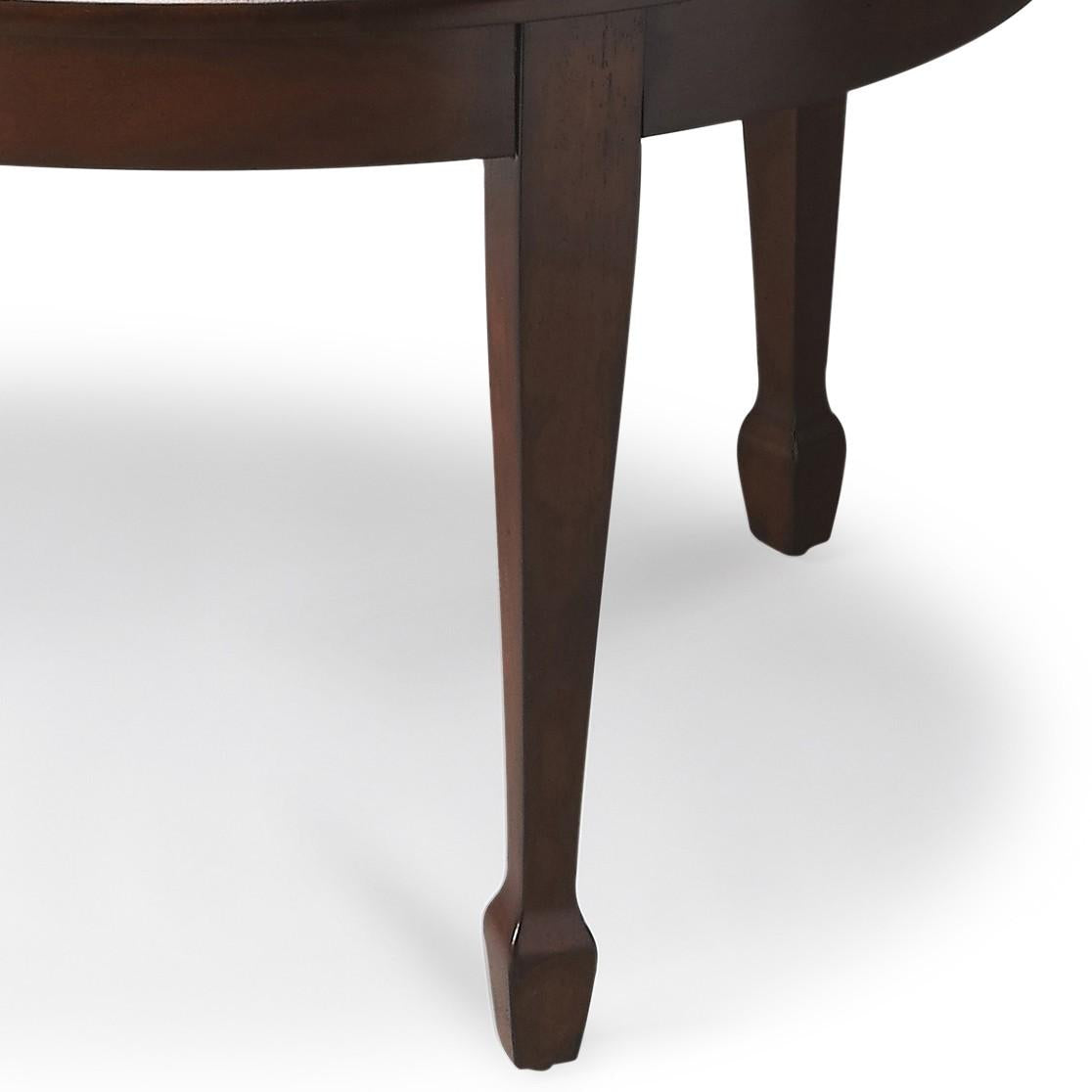 Traditional Cherry Oval Coffee Table