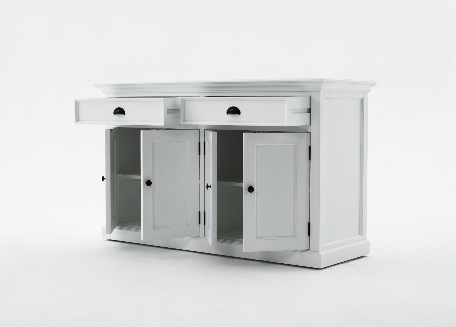 Buffet Hutch Unit with 2 Adjustable Shelves