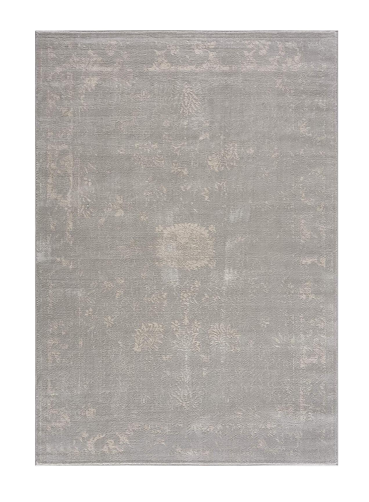 8’ x 11’ Modern Gray Distressed Area Rug