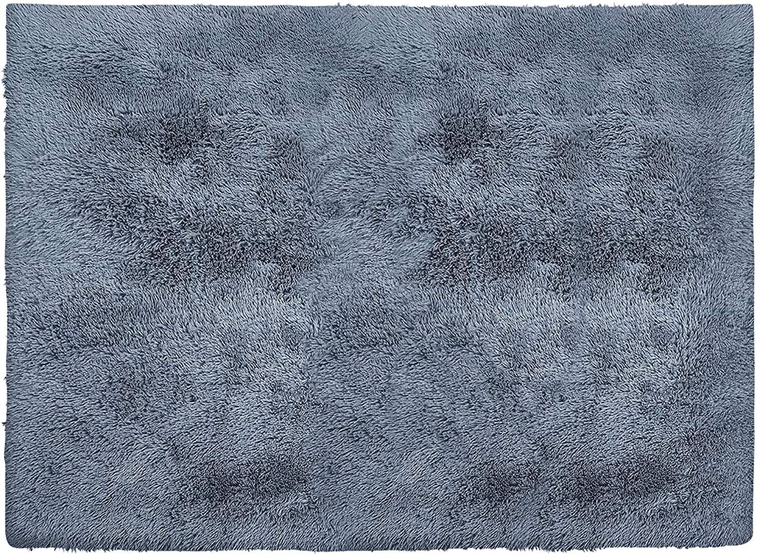 5’ x 7’ Gray Solid Modern Area Rug