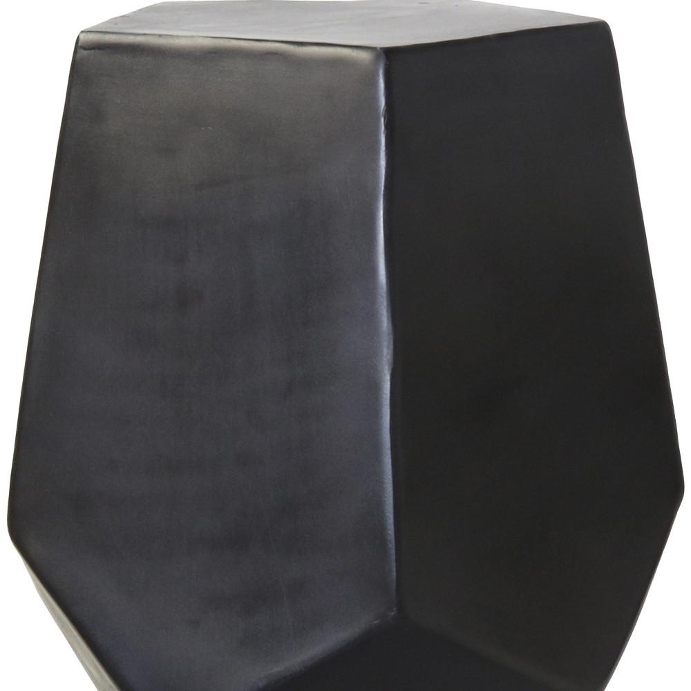 Cast Aluminum Hexagonal Drum Table