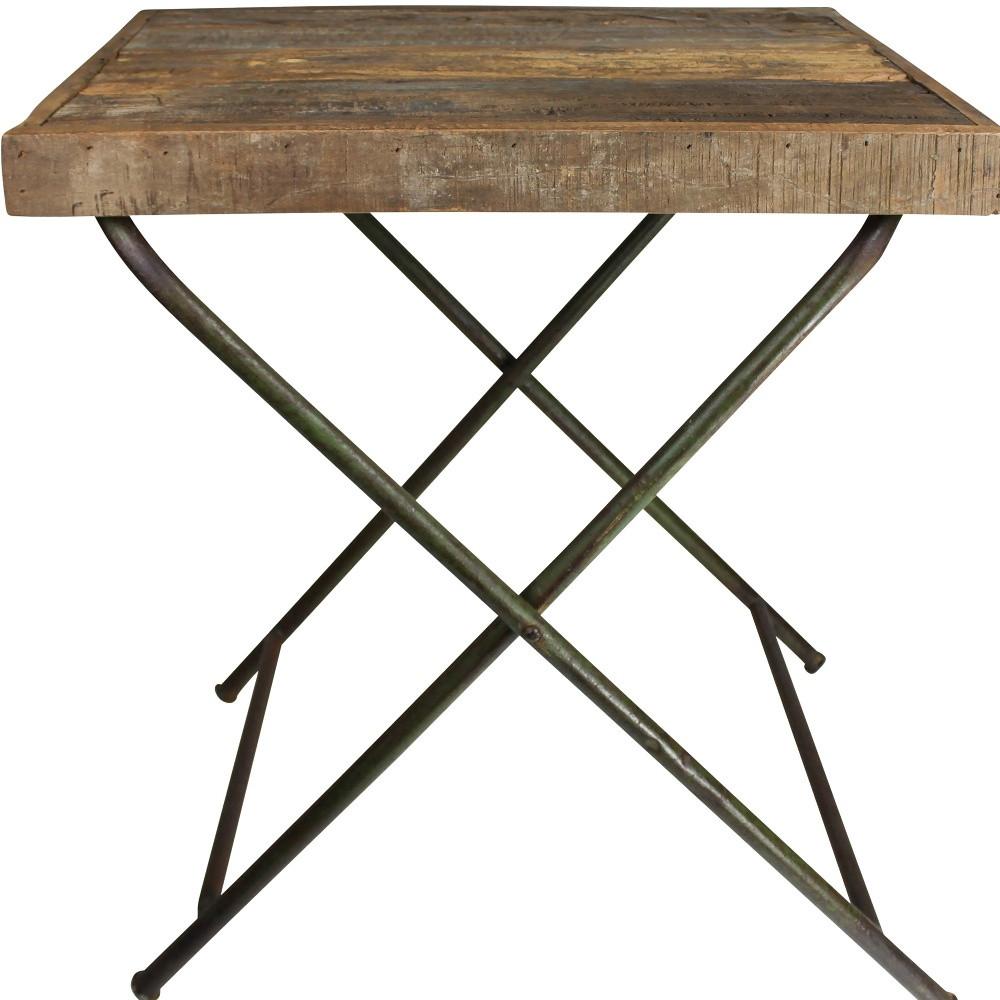 Reclaimed Wood Folding Table