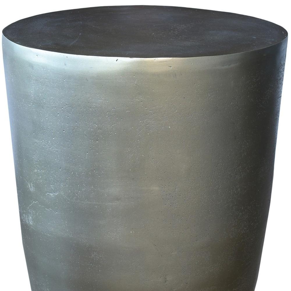 Cast Aluminum Drum Table