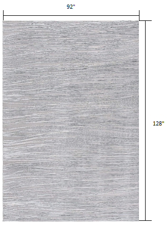 8’ x 11’ Blue Modern Abstract Stripe Area Rug