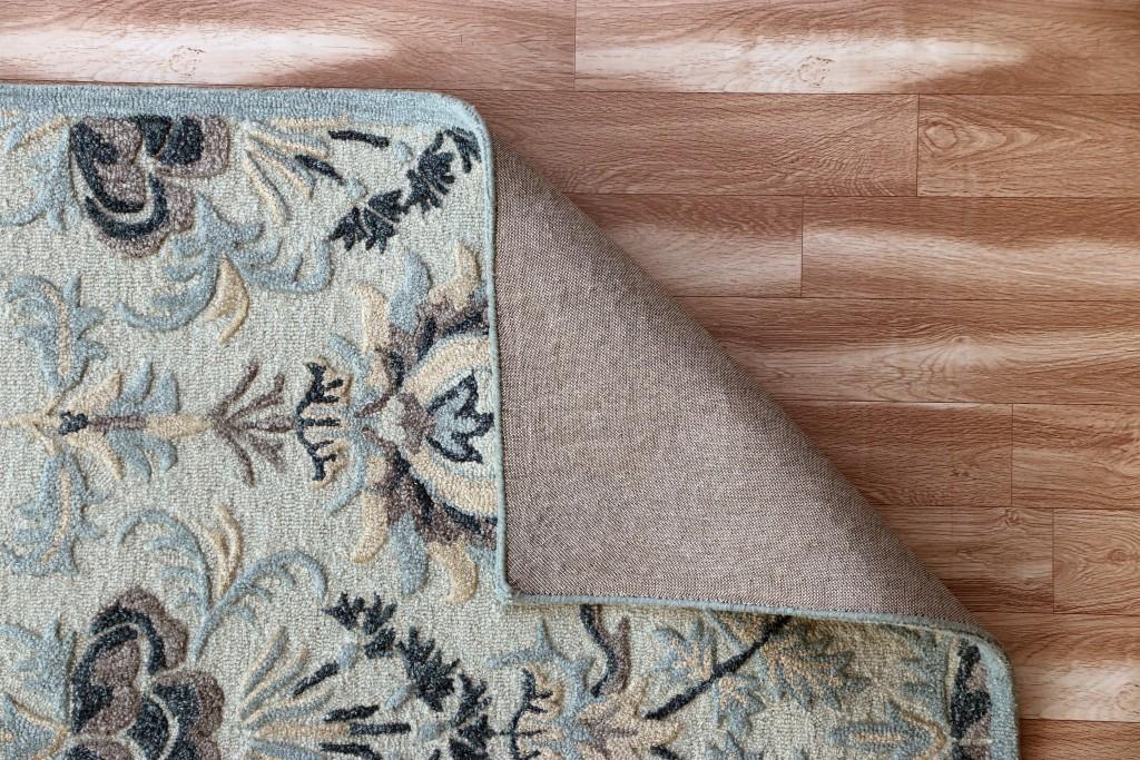 5’ x 7’ Blue Floral Patterns Area Rug Default Title