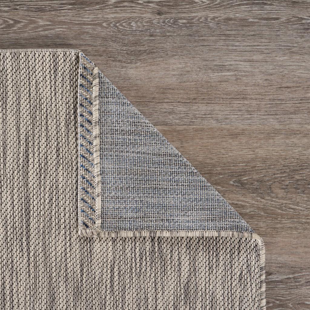 2’ x 3’ Gray Coastal Indoor Outdoor Scatter Rug