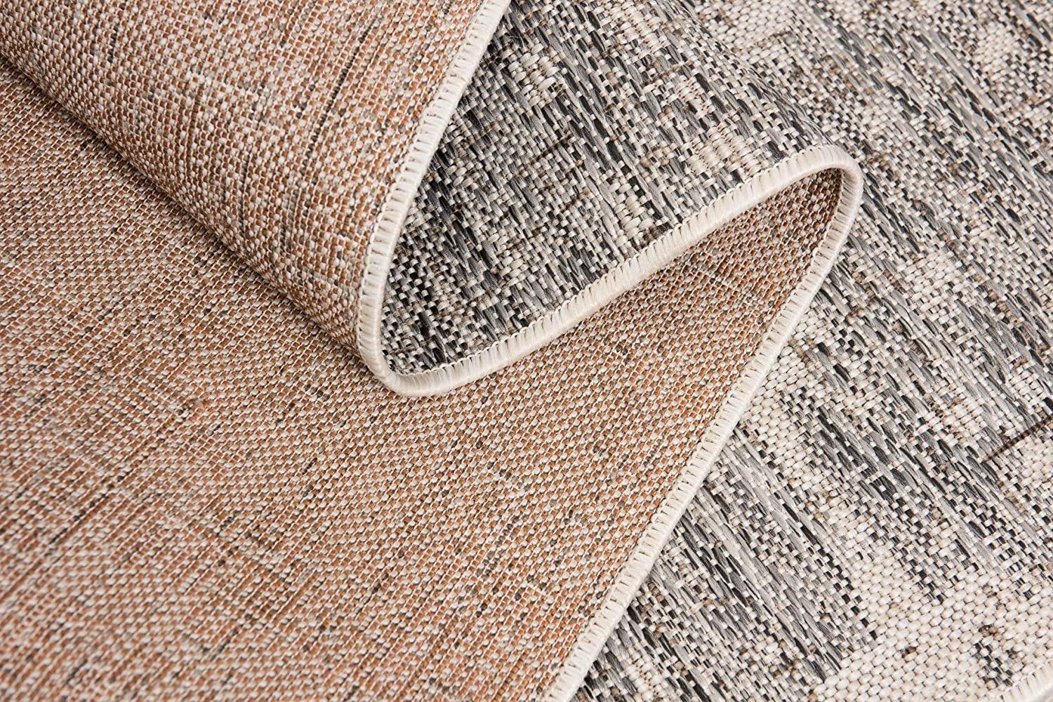 3’ x 8’ Ivory and Gray Modern Weathered Runner Rug