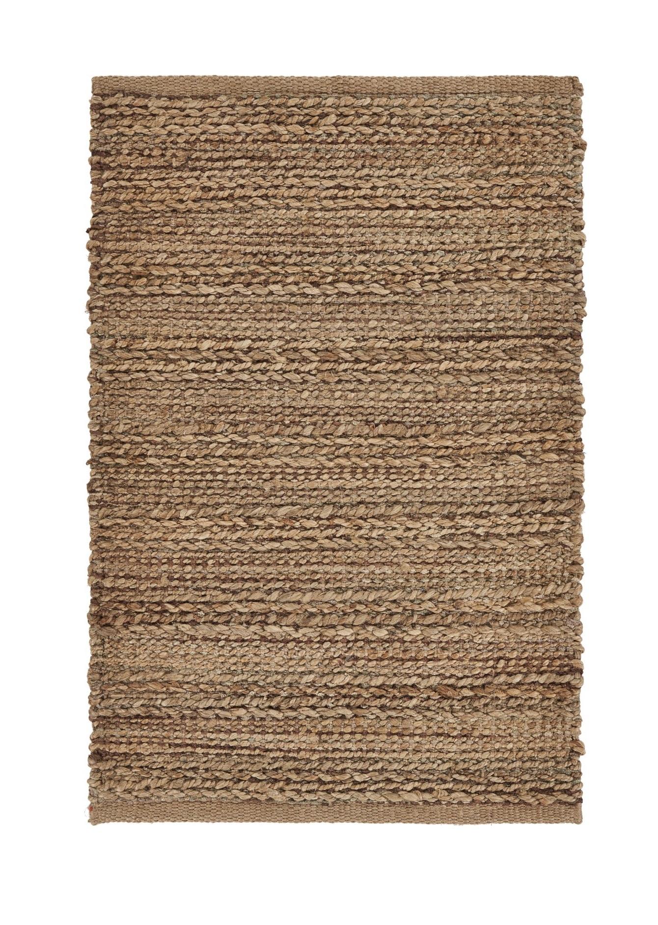 2’ x 3’ Brown Braided Scatter Rug