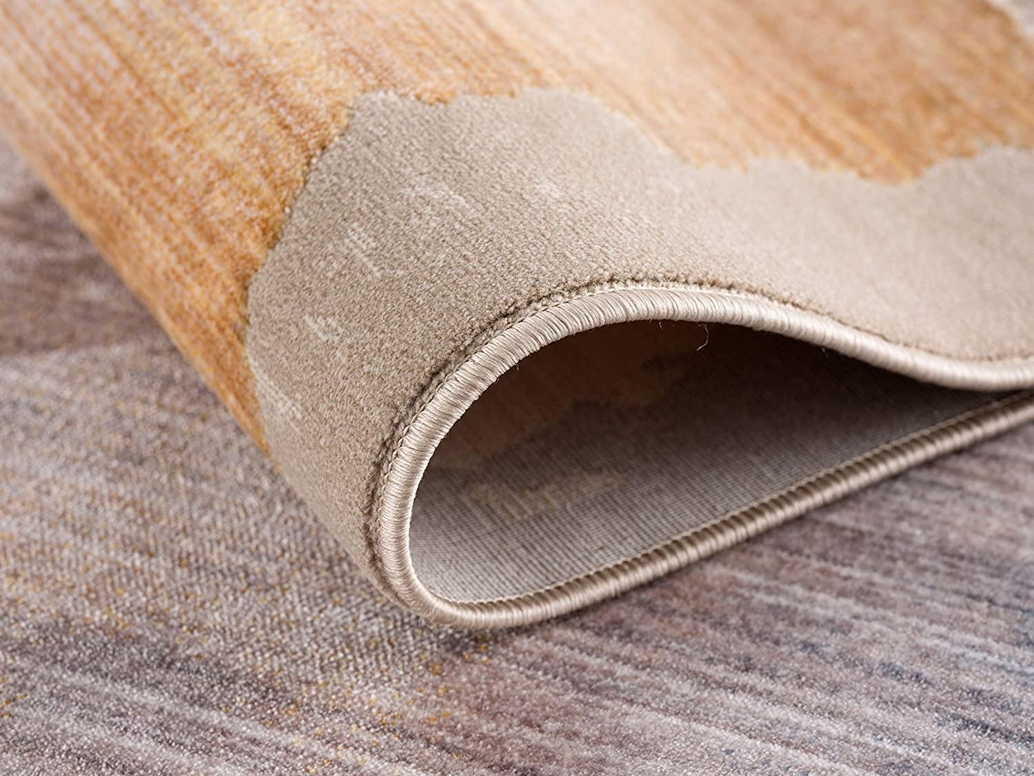 7’ x 9’ Beige Faded Sunset Area Rug