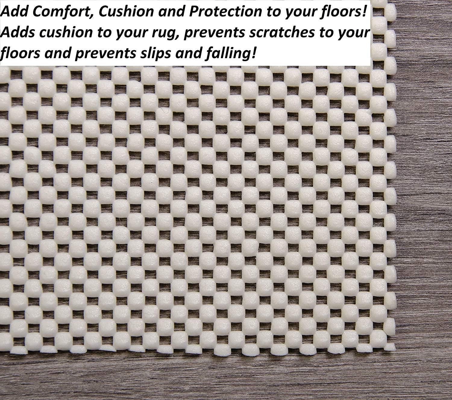 10' x 13' Ivory King's Premium Non Slip Rug Pad