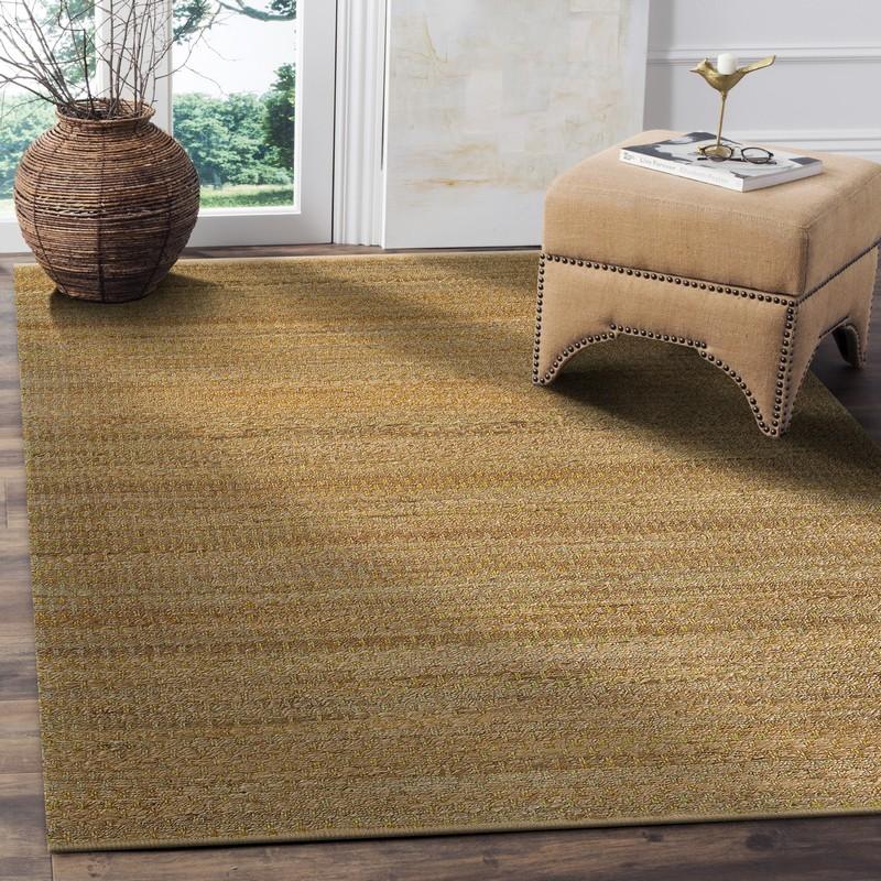 5’ x 8’ Classic Beige Toned Jute Area Rug Default Title