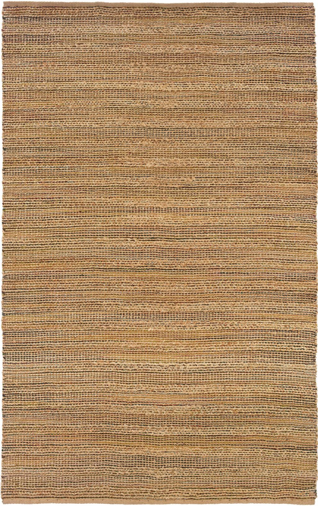 5’ x 8’ Brown Braided Jute Area Rug Default Title