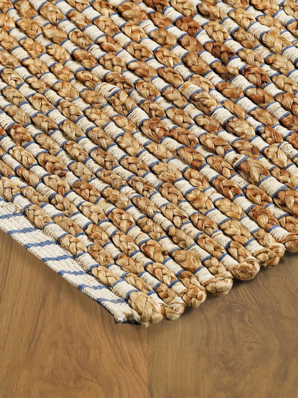 9’ x 12’ Natural Braided Jute Area Rug